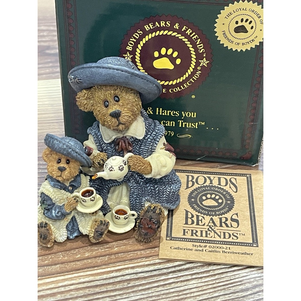2000 Boyds Bears & Friends Special Edition, Fine Cup Of Tea‎
